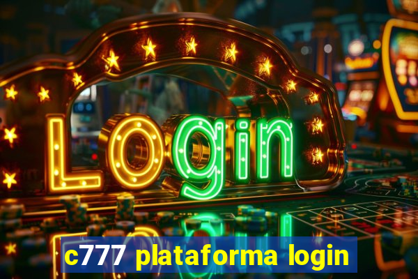 c777 plataforma login